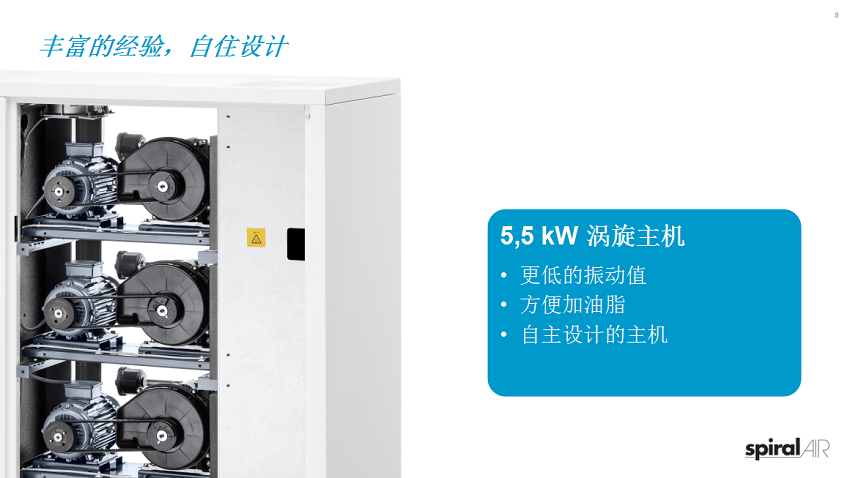 無油渦旋空壓機(圖4) 無油渦旋空壓機主機